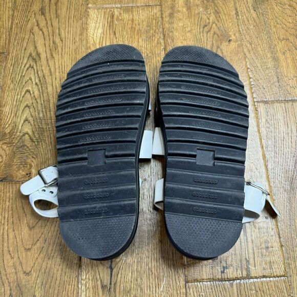 Steve Madden Madden Girl Shoes Women’s 8.5 White Doral Chunky Platform Sandals - Picture 6 of 6